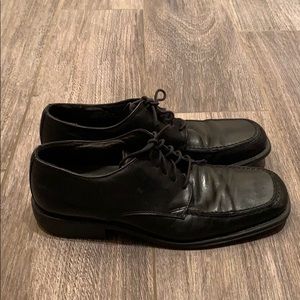 Bostonian black leather dress shoes, sz 11